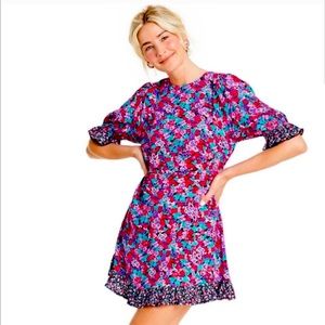 RIXO Target NWT 24W/26W- Pink, Teal, Floral Dress